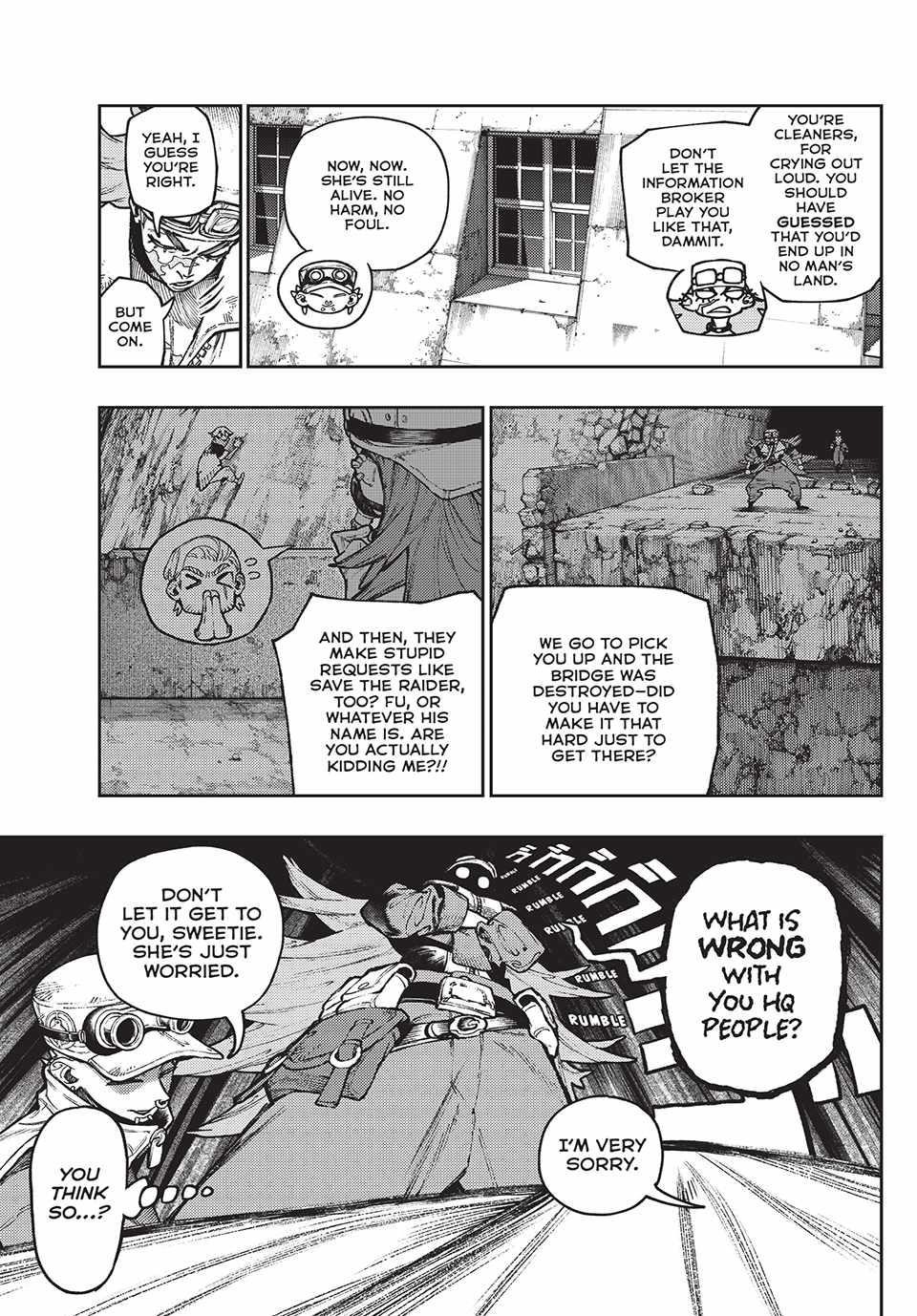 Gachiakuta Manga Chapter 109 page 7 - Amo’s Whereabouts. And…