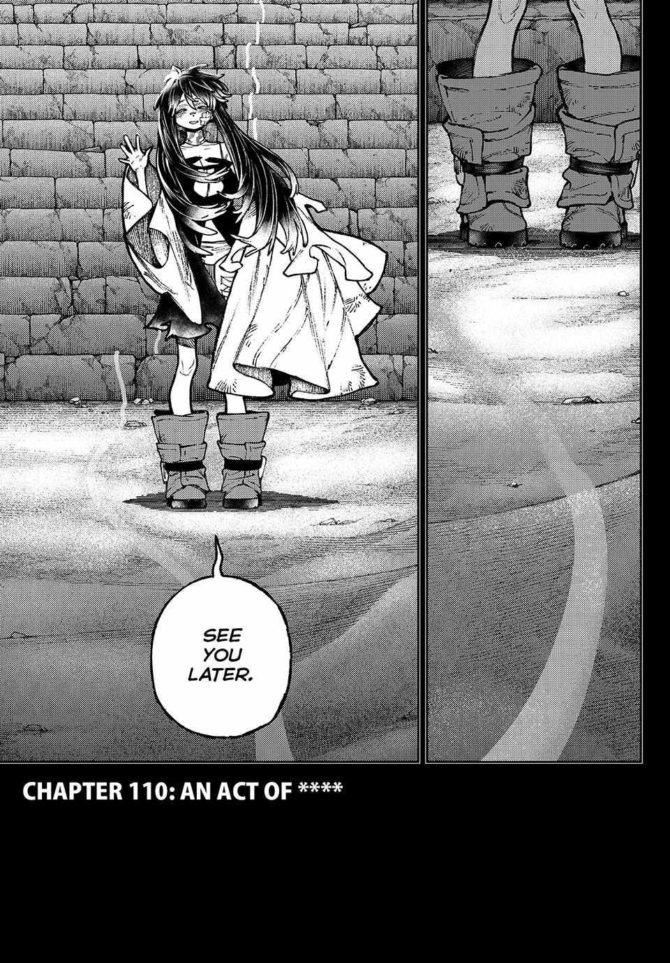 Gachiakuta Manga Chapter 110 page 3 - An Act of ****