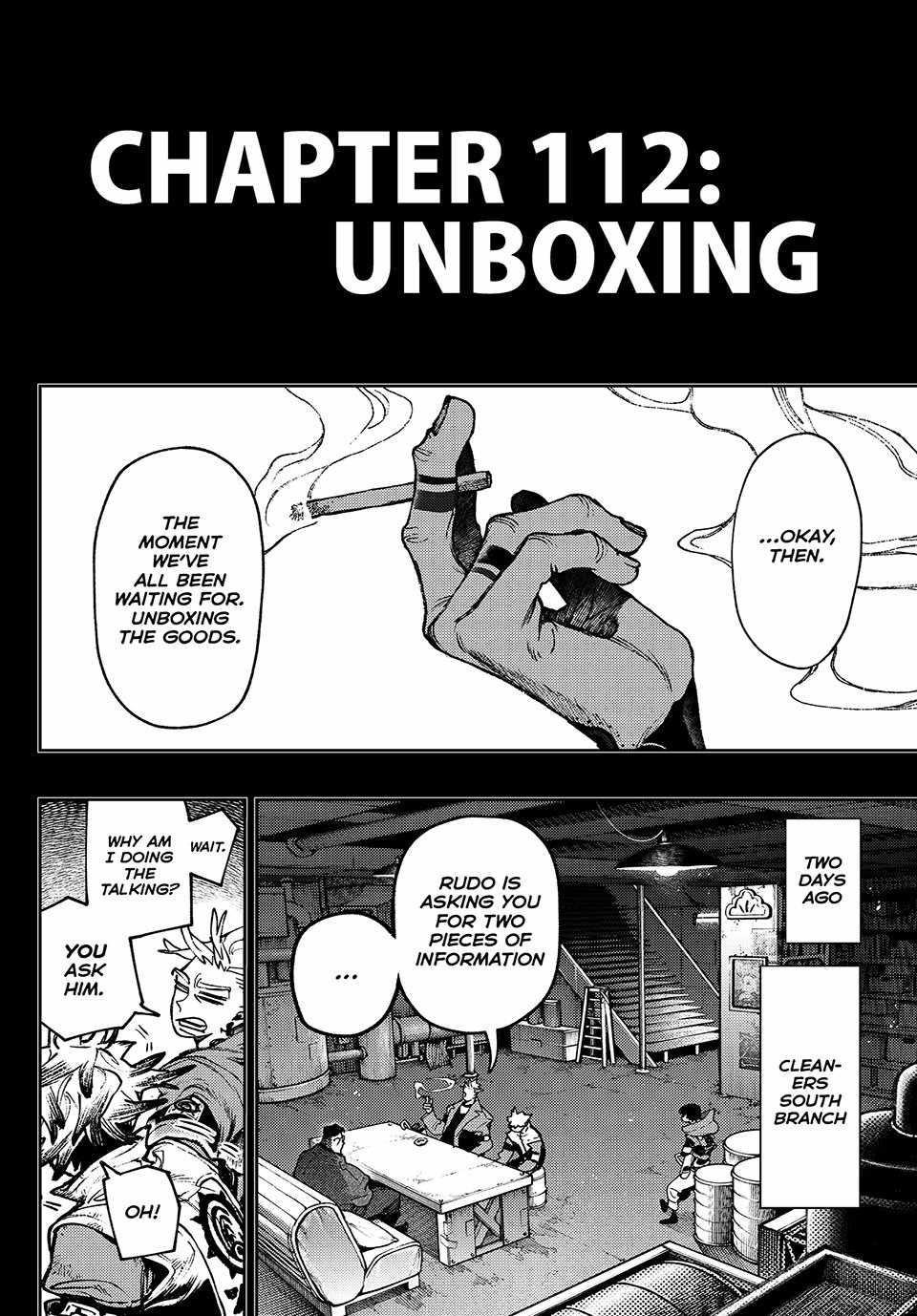 Gachiakuta Manga Chapter 112 page 2 - Unboxing