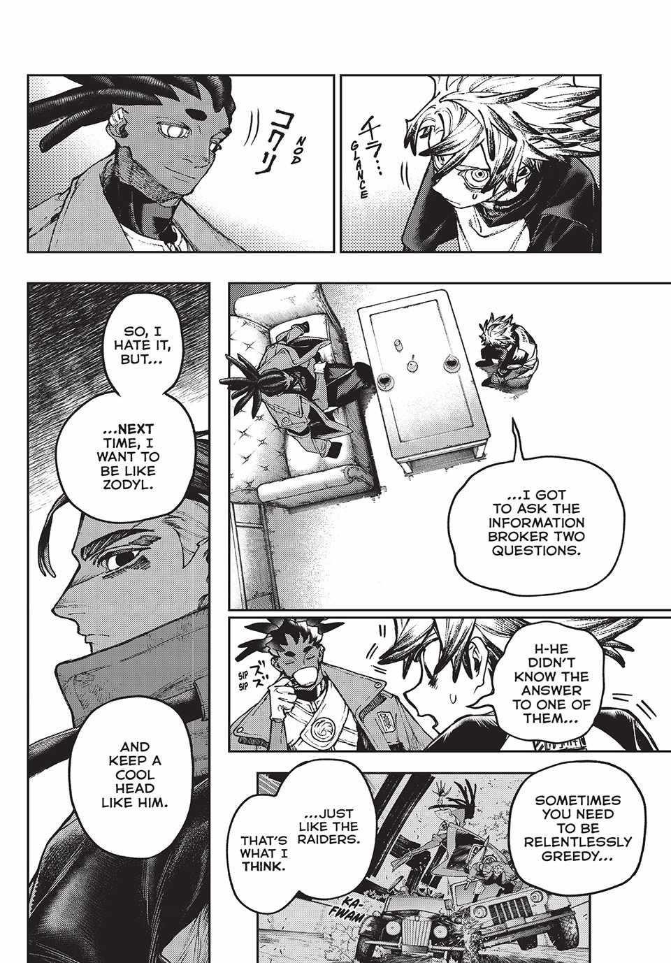 Gachiakuta Manga Chapter 115 page 12 - The Cleaners