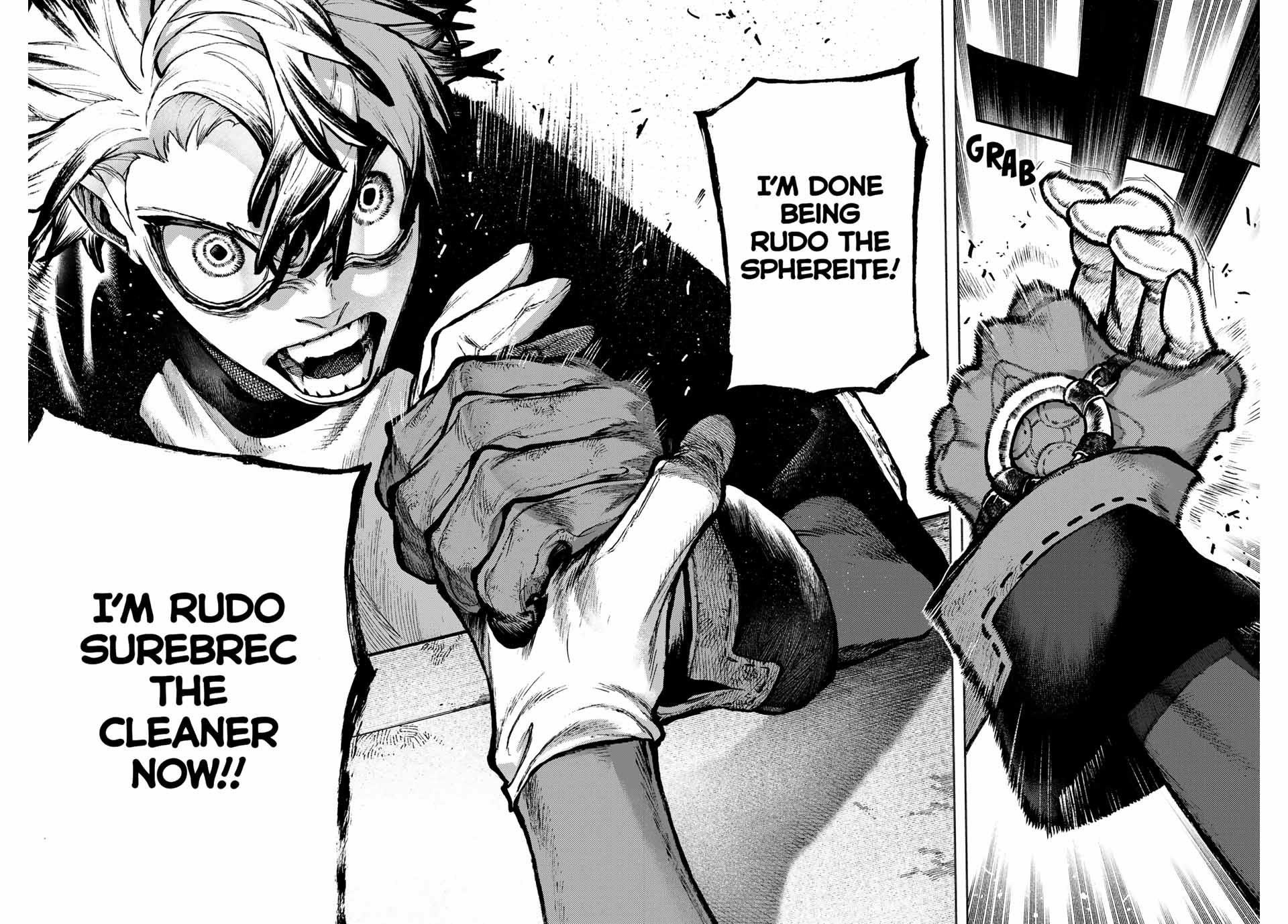 Gachiakuta Manga Chapter 116 page 12 - Rudo Surebrec the Cleaner