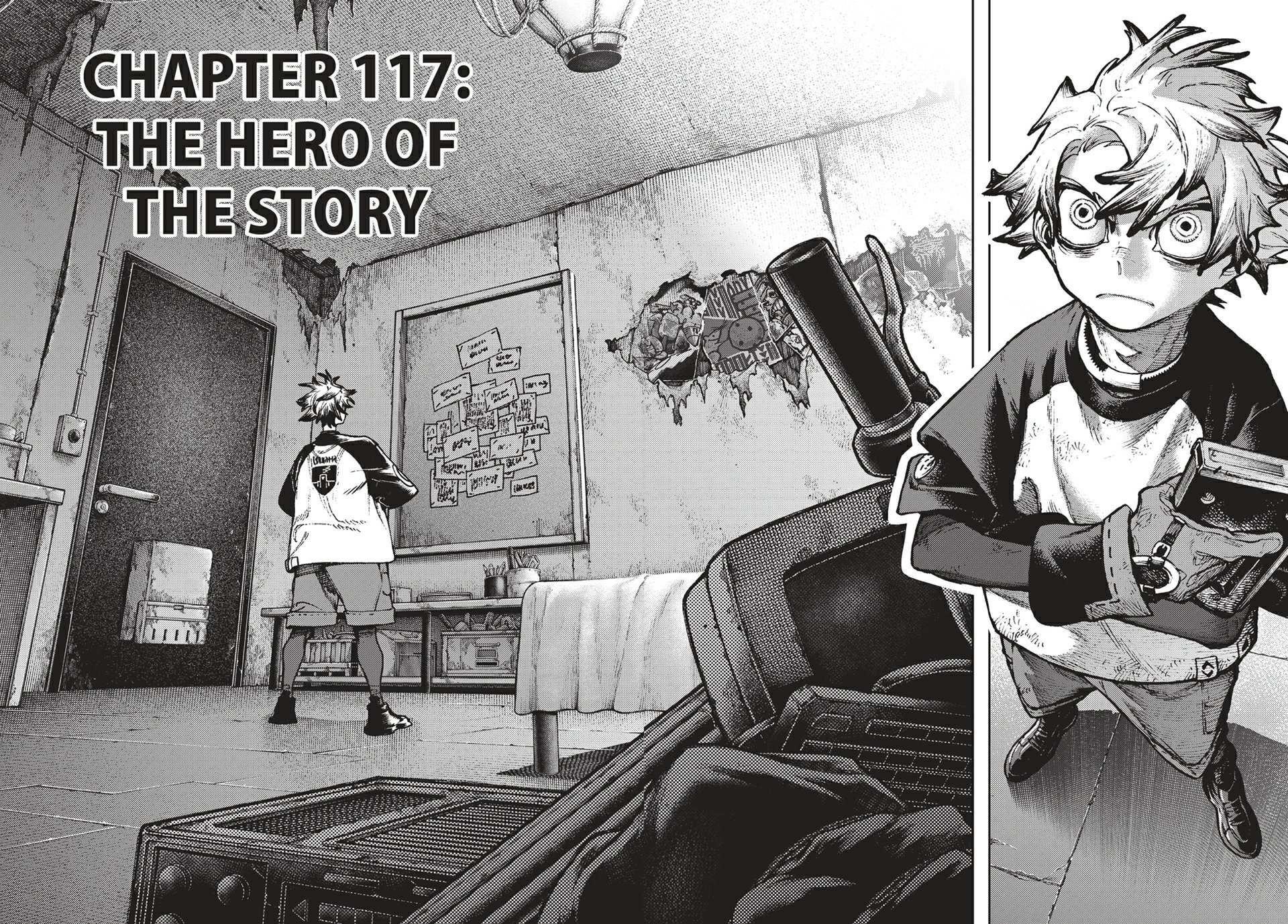 Gachiakuta Manga Chapter 117 page 2 - The Hero of the Story