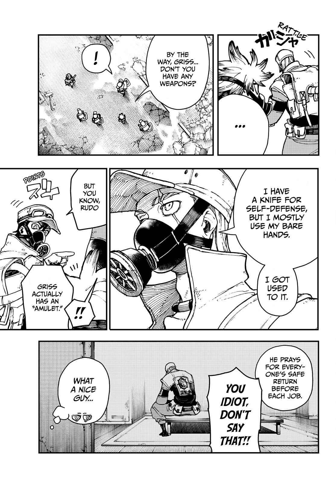 Gachiakuta Manga Chapter 12 page 10 - Shadow on the Ground