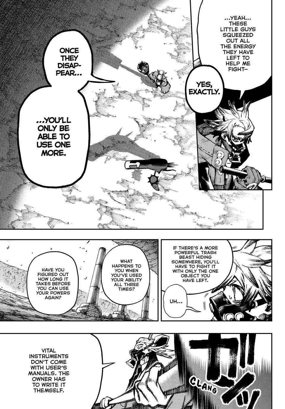 Gachiakuta Manga Chapter 121 page 3 - Darkness Falls