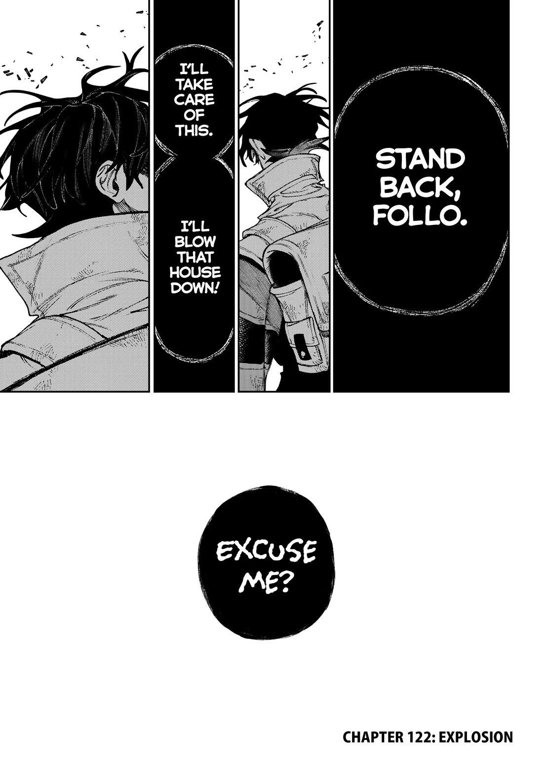 Gachiakuta Manga Chapter 122 page 1 - Explosion