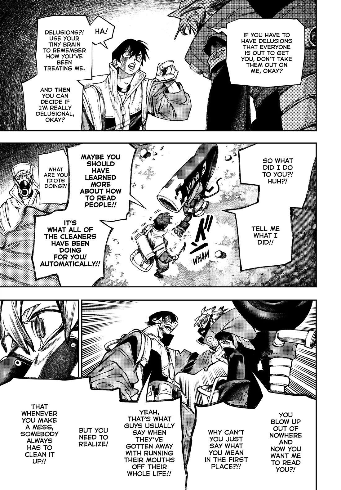 Gachiakuta Manga Chapter 122 page 7 - Explosion