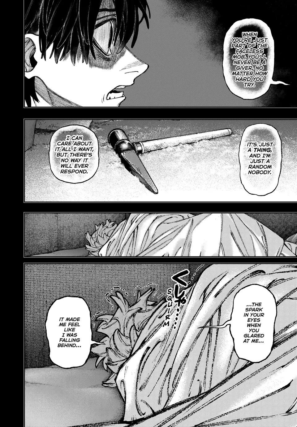 Gachiakuta Manga Chapter 125 page 15 - The Fate of the Faceless Mob