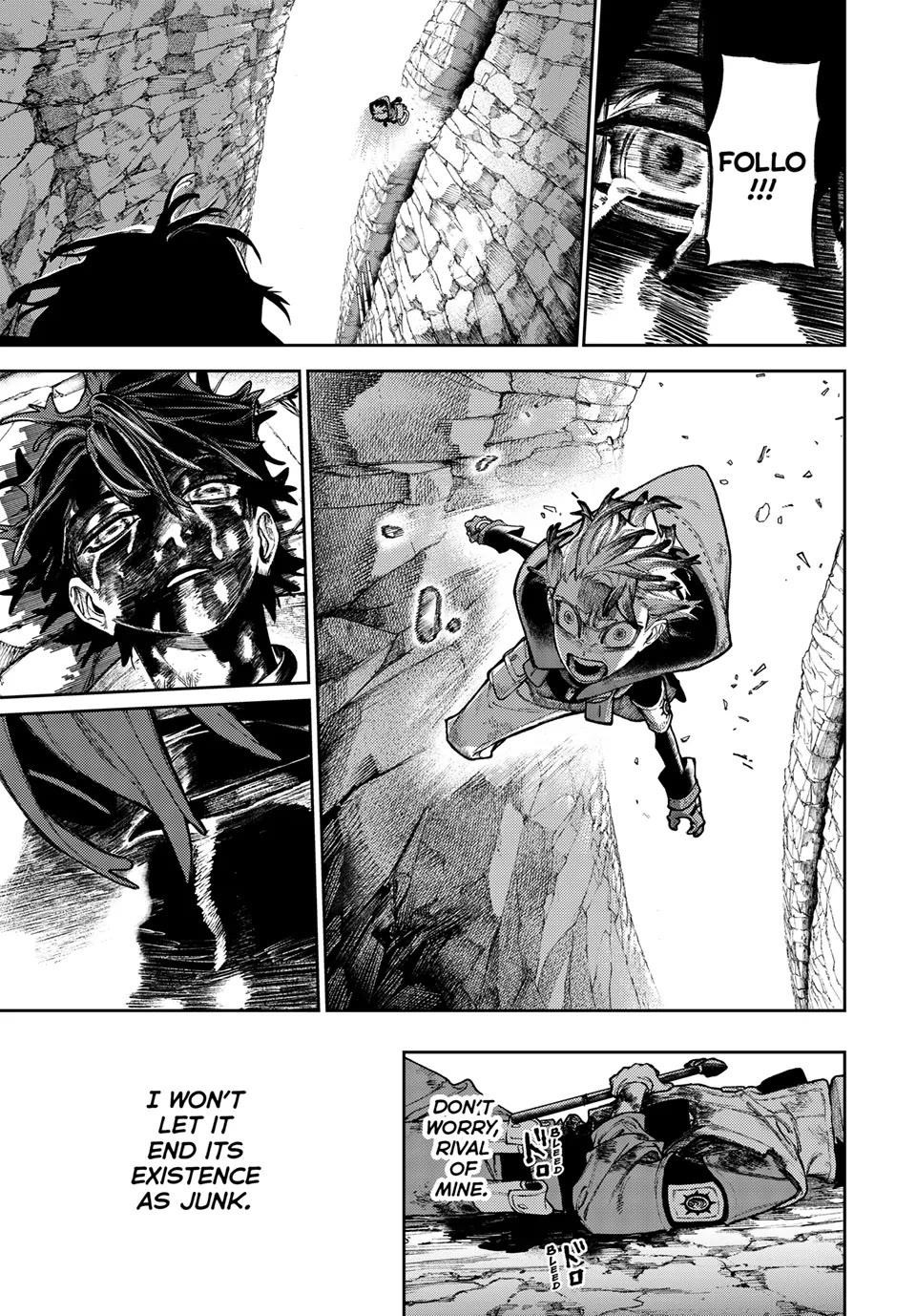 Gachiakuta Manga Chapter 125 page 18 - The Fate of the Faceless Mob