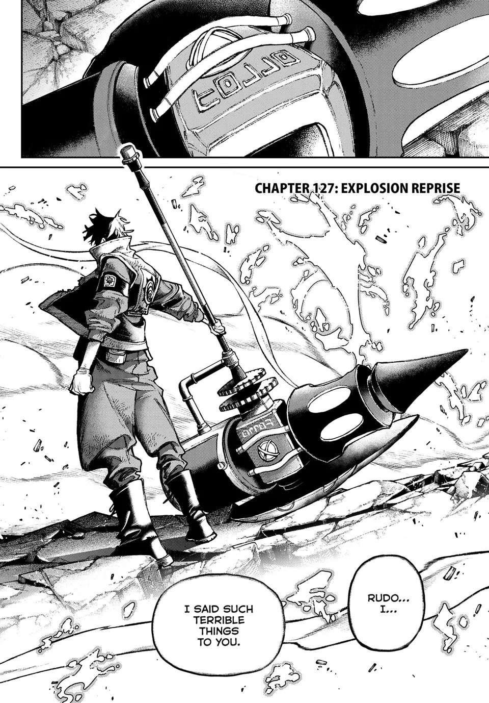 Gachiakuta Manga Chapter 127 page 2 - Explosion Reprise