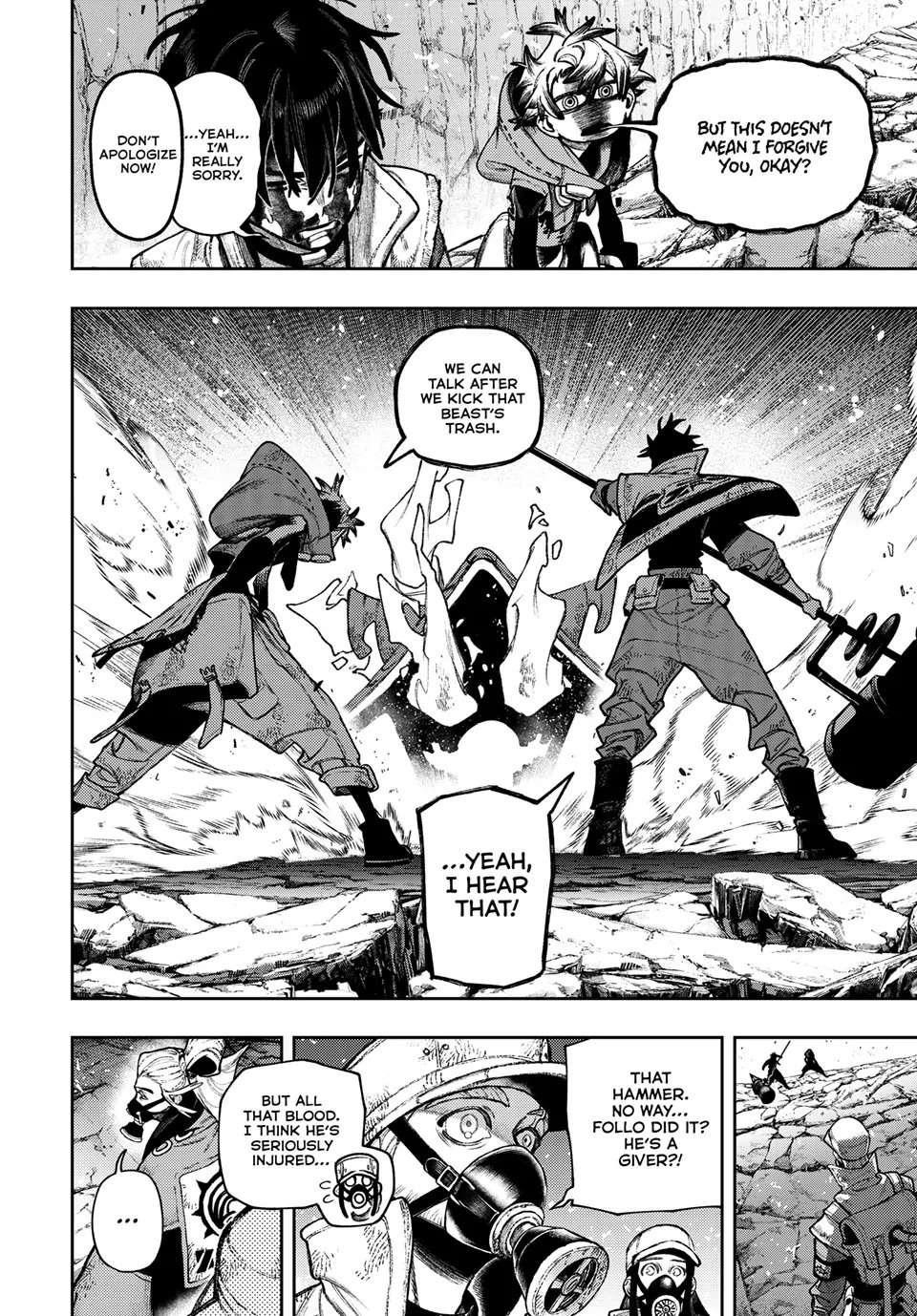 Gachiakuta Manga Chapter 127 page 4 - Explosion Reprise