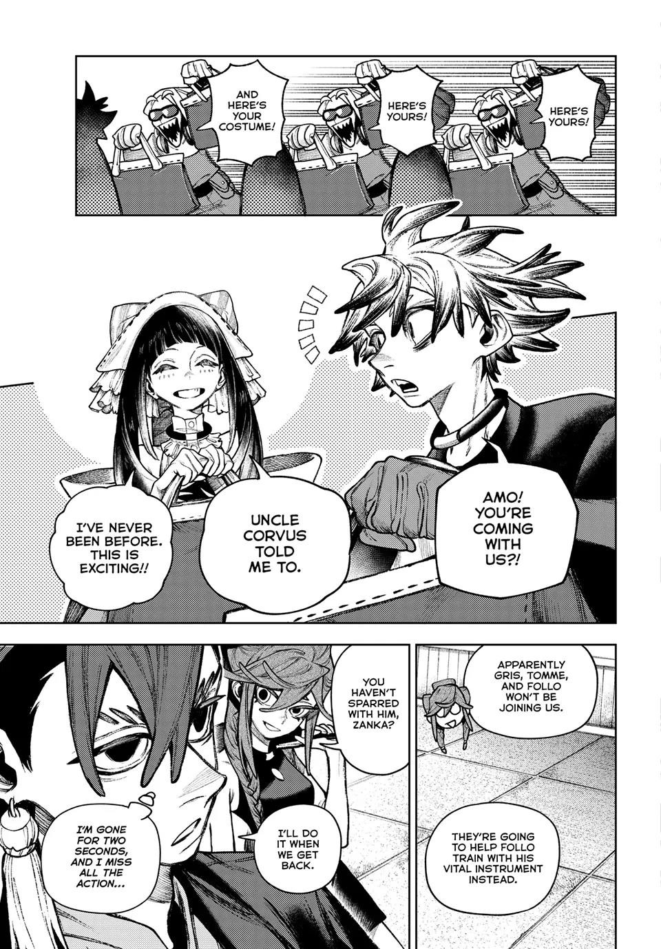 Gachiakuta Manga Chapter 131 page 12 - Requesting Leave