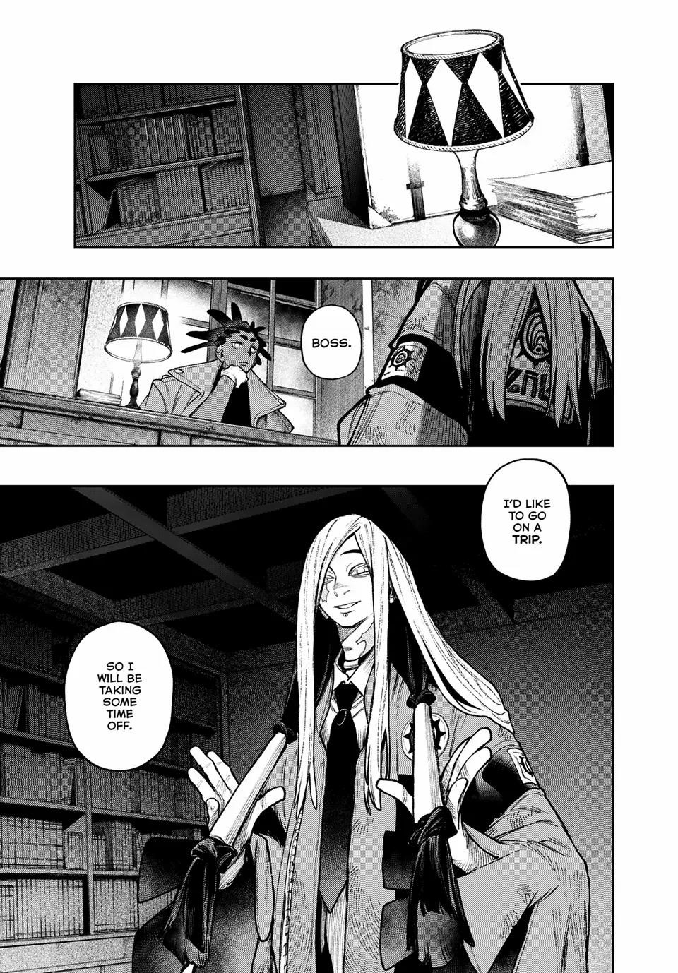 Gachiakuta Manga Chapter 131 page 2 - Requesting Leave