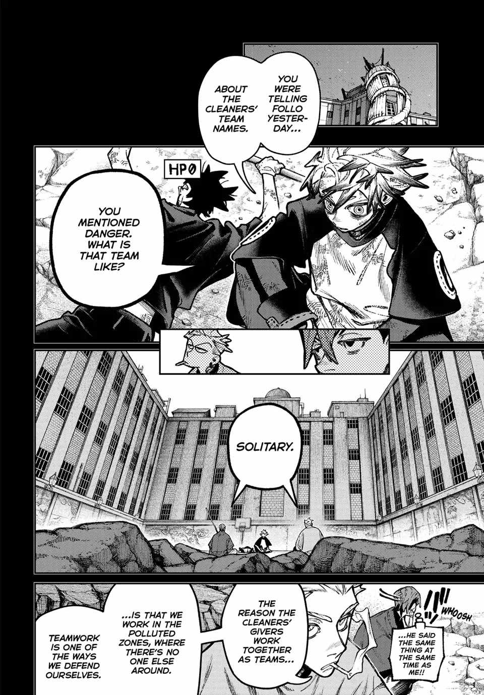 Gachiakuta Manga Chapter 143 page 4 - Danger