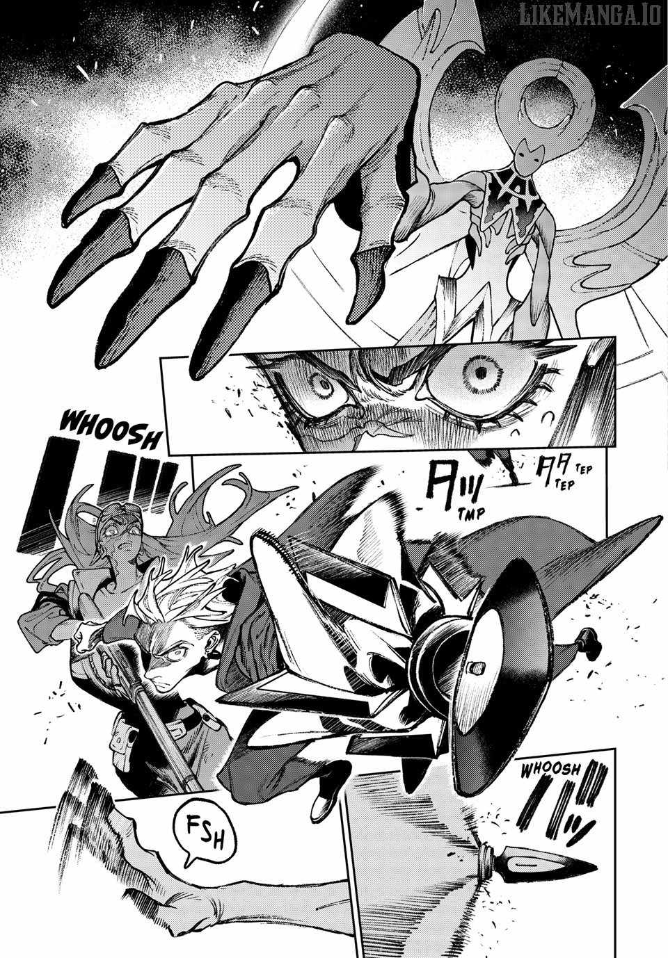 Gachiakuta Manga Chapter 152 page 7 - Locking Eyes with Stranger Things