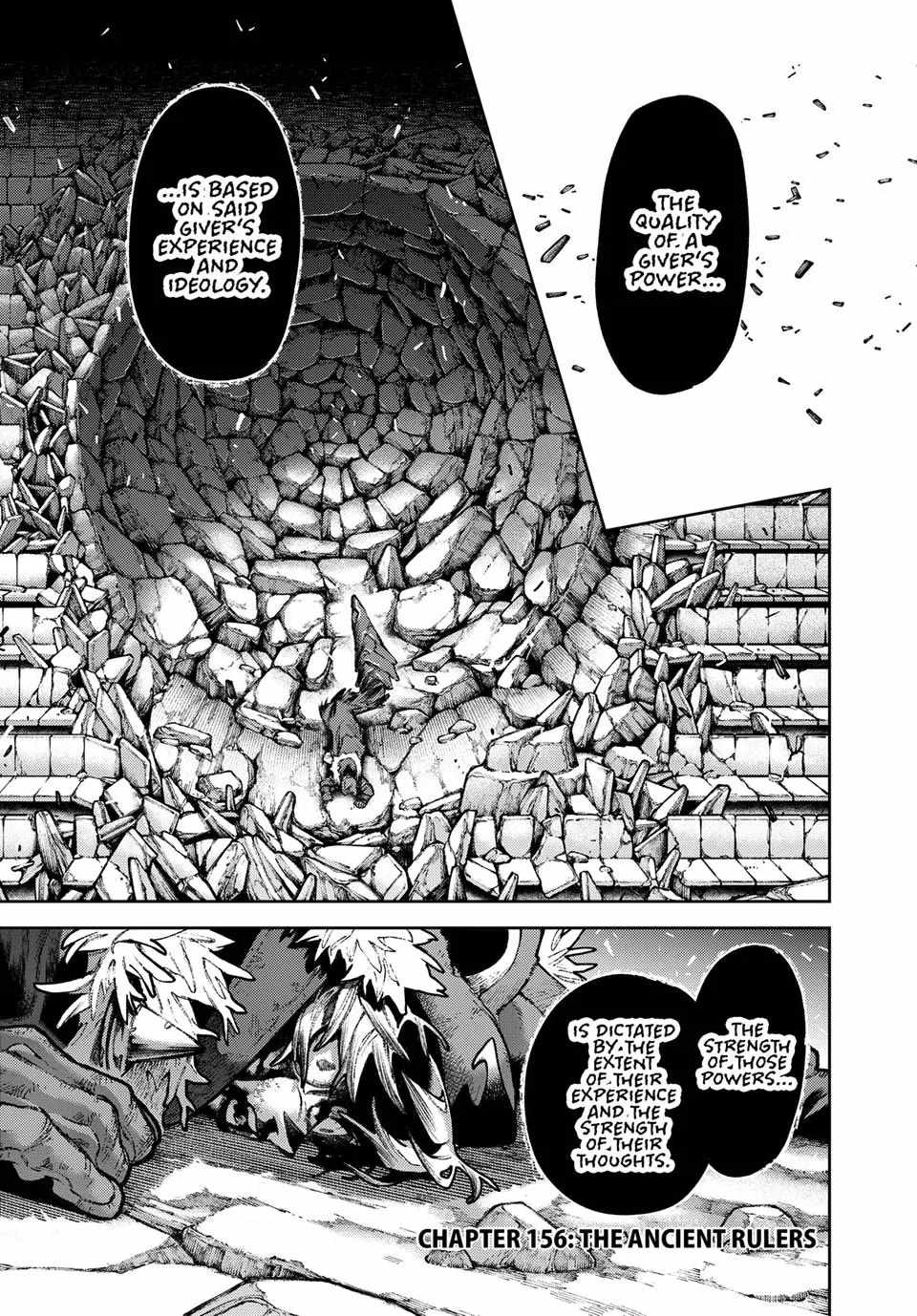 Gachiakuta Manga Chapter 156 page 1 - The Ancient Rulers