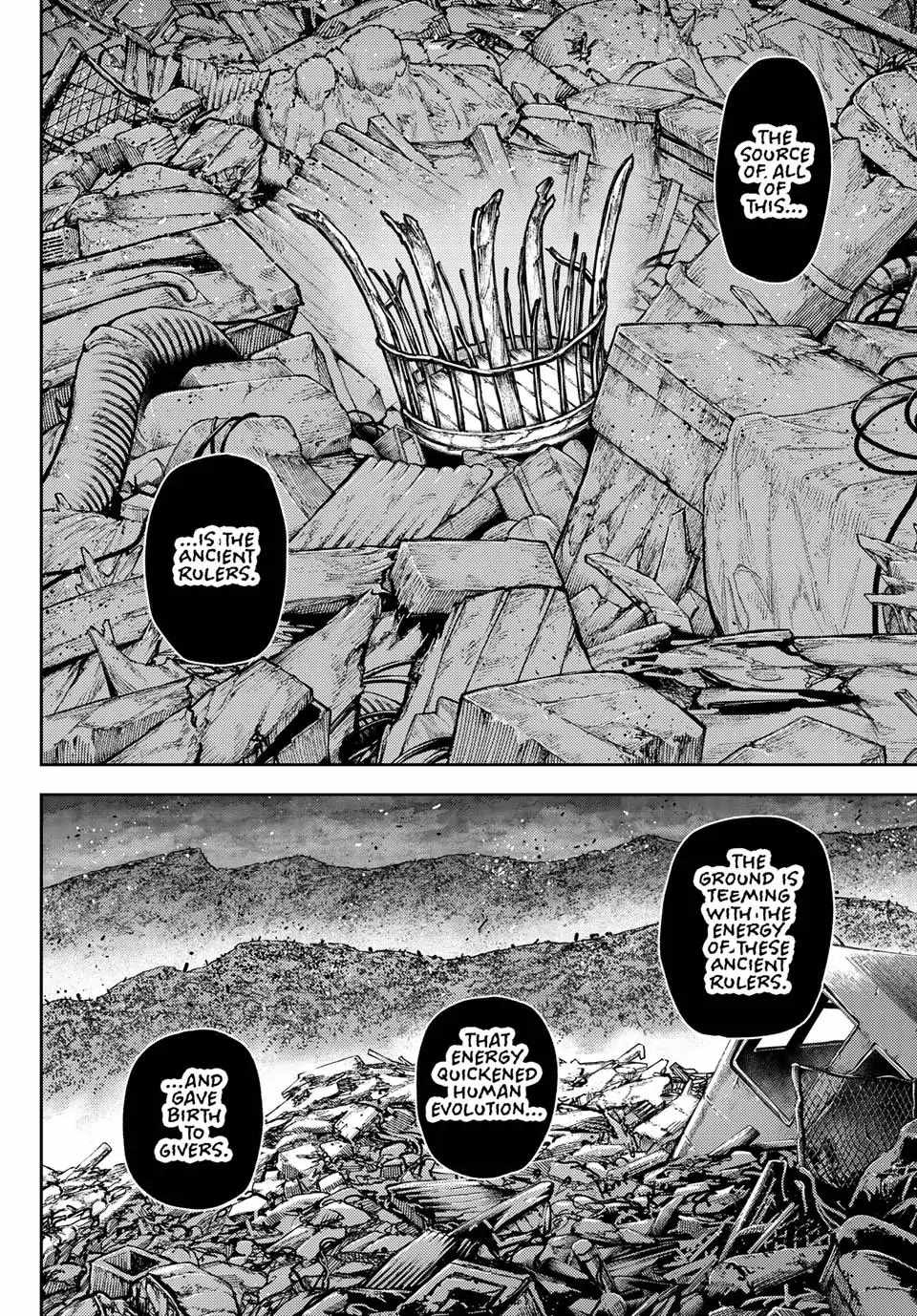 Gachiakuta Manga Chapter 156 page 4 - The Ancient Rulers