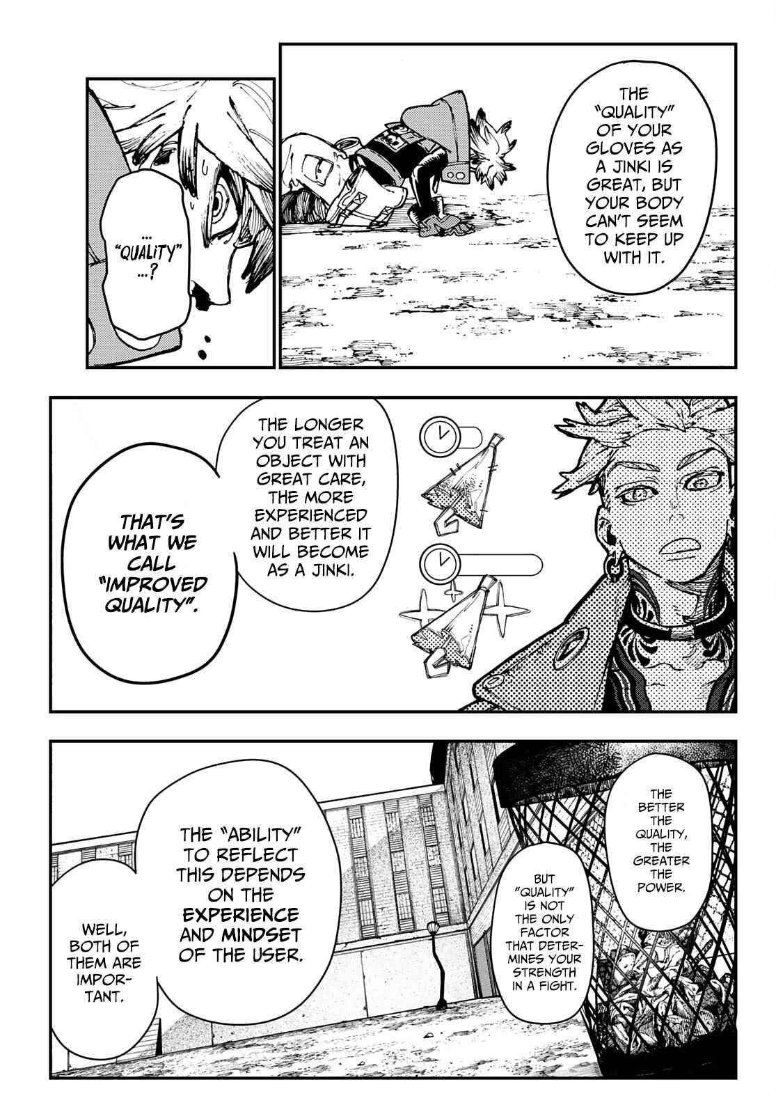 Gachiakuta Manga Chapter 24 page 11 - Rudo's Vital Instrument: P.S He Went On A Diet