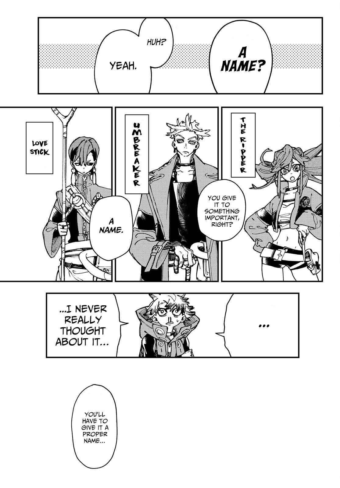 Gachiakuta Manga Chapter 24 page 17 - Rudo's Vital Instrument: P.S He Went On A Diet