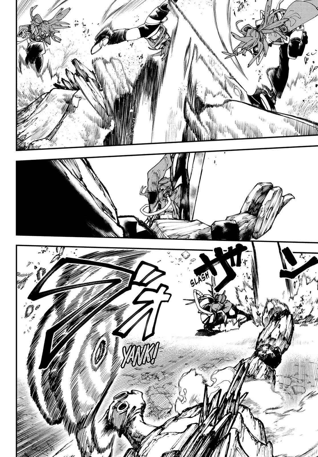 Gachiakuta Manga Chapter 30 page 5 - Penta: Vwhrrr Ka-Sniff