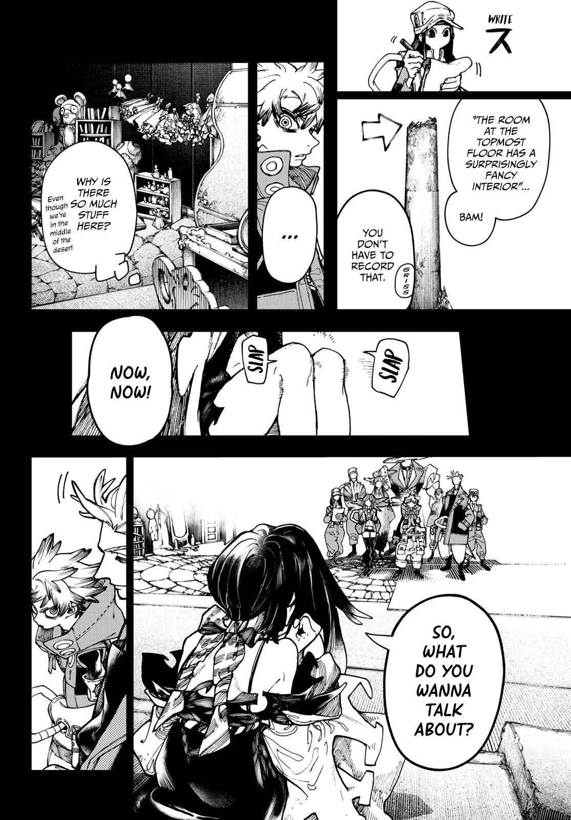 Gachiakuta Manga Chapter 32 page 10 - Amo's Hospitality