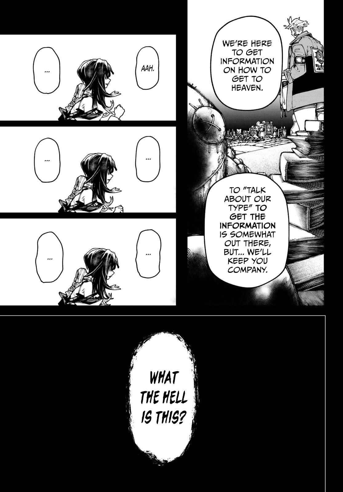 Gachiakuta Manga Chapter 32 page 13 - Amo's Hospitality