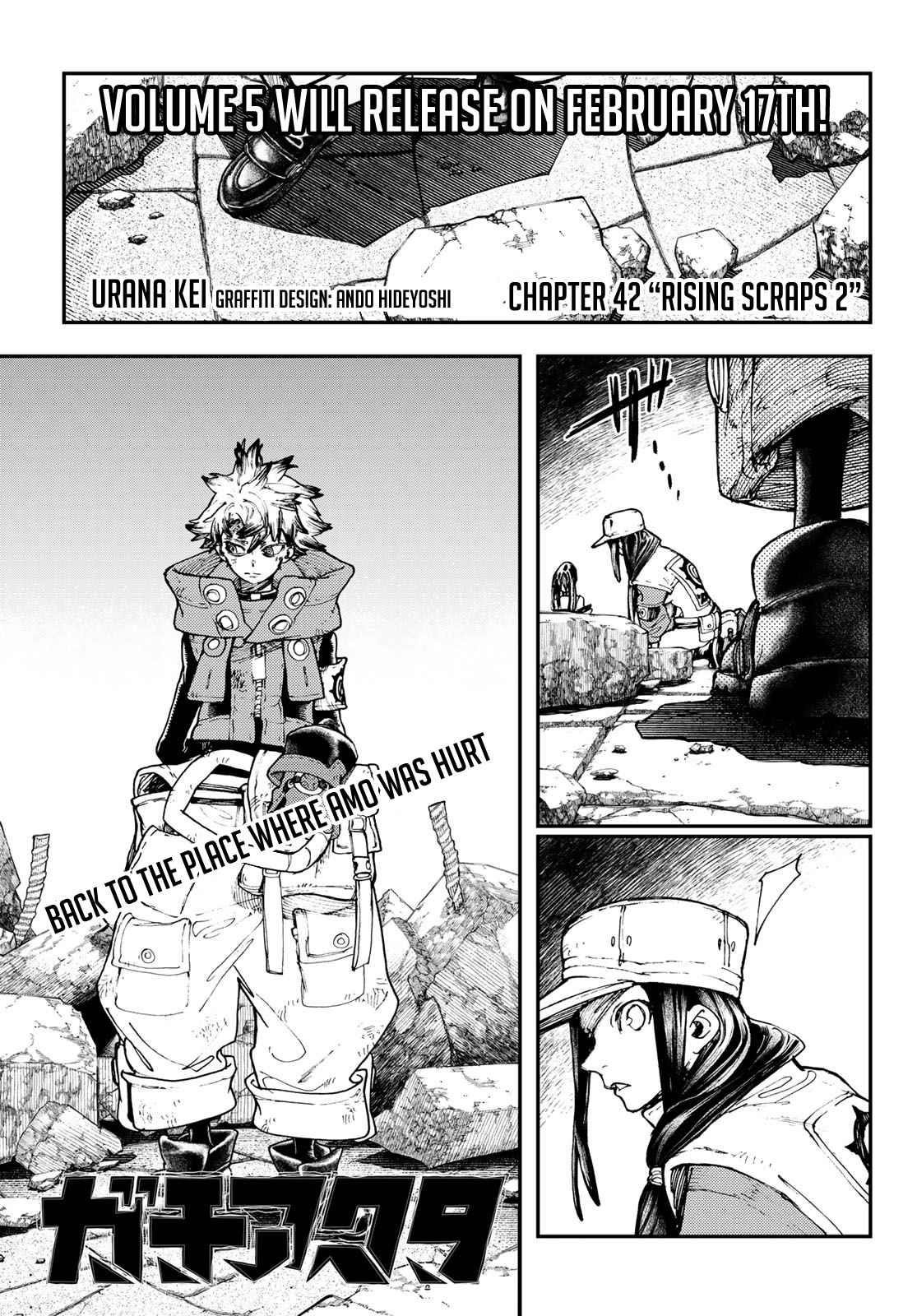 Gachiakuta Manga Chapter 42 page 1 - Alighting Fragments, Part 2