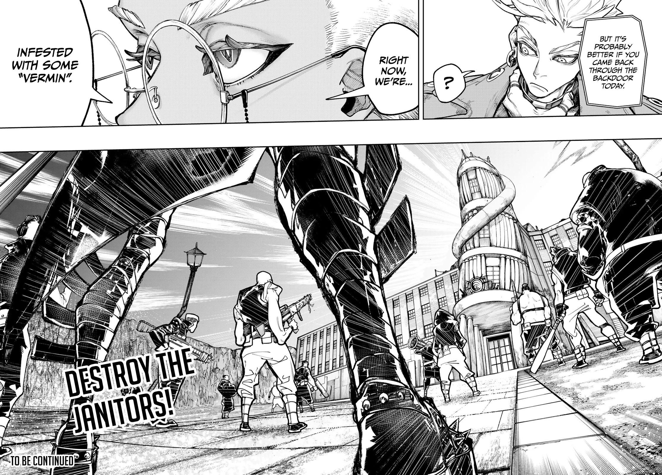 Gachiakuta Manga Chapter 44 page 18 - Be Extra Wary on the Journey Home