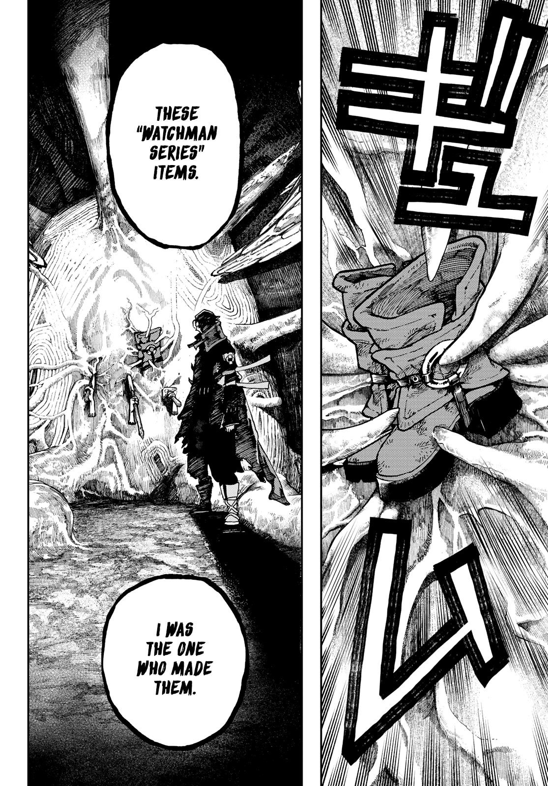 Gachiakuta Manga Chapter 65 page 14 - ”As a byproduct”