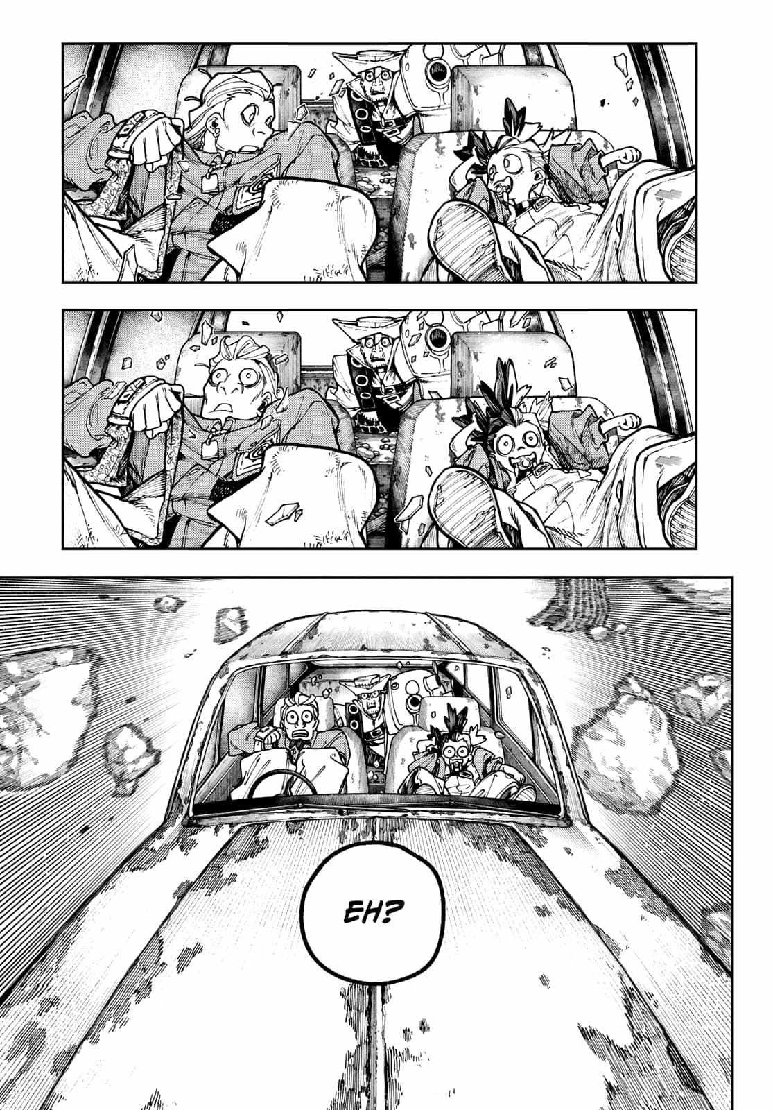 Gachiakuta Manga Chapter 69 page 14 - Midair Road Trip