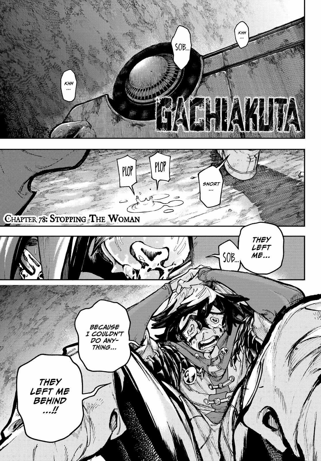 Gachiakuta Manga Chapter 78 page 1 - ”The Woman Left Behind”