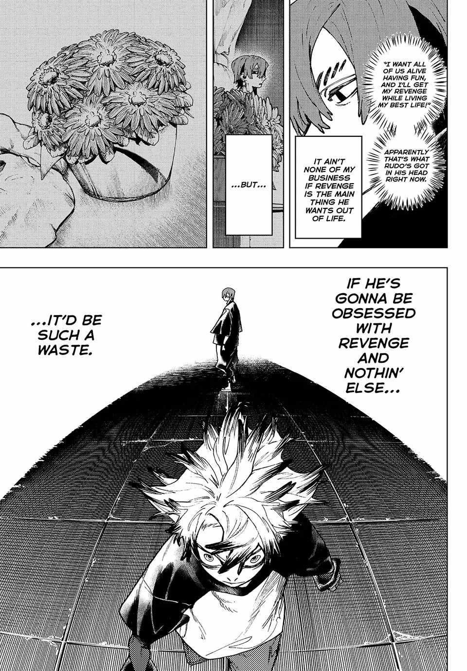 Gachiakuta Manga Chapter 84 page 15 - A Man who Knows