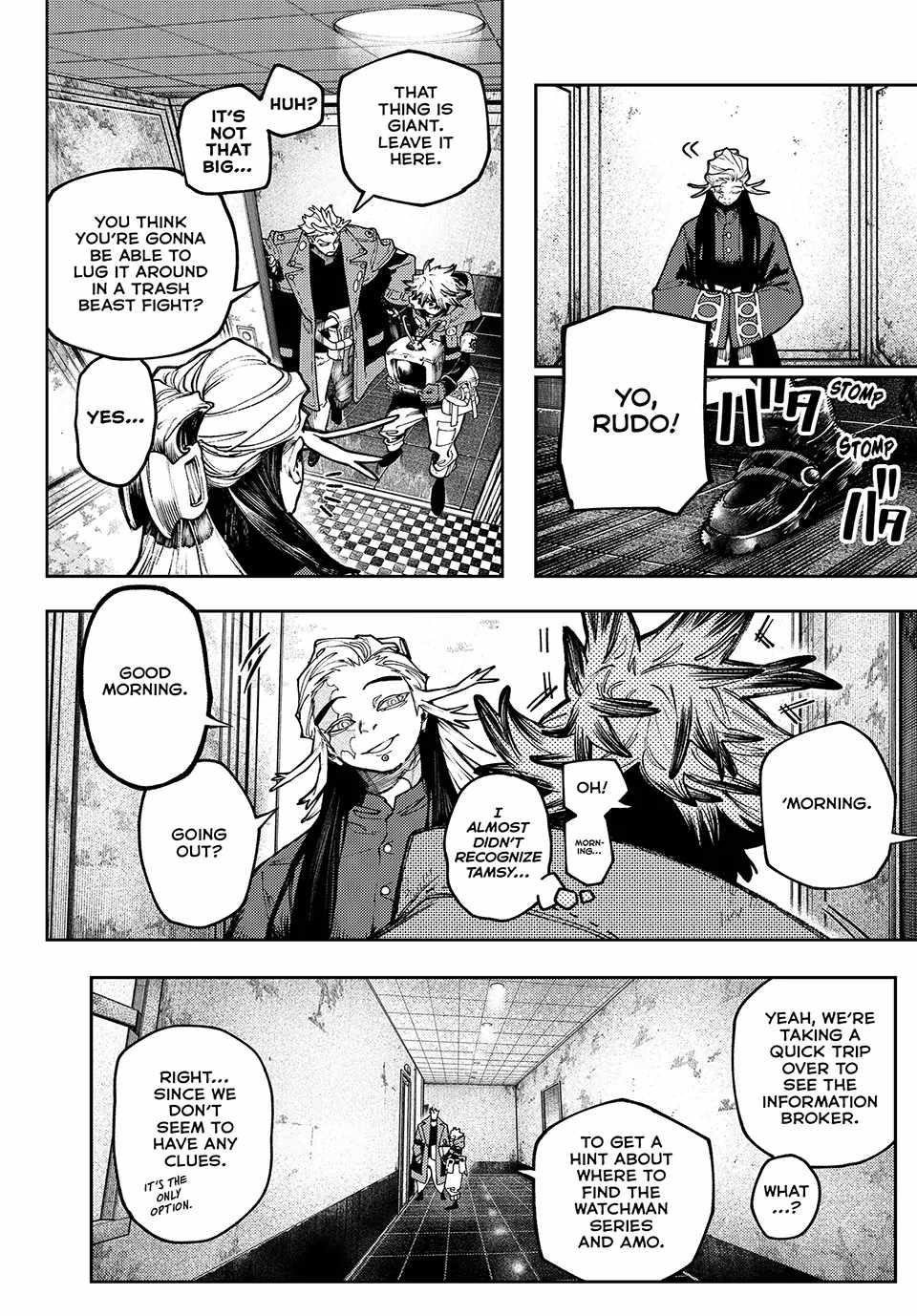 Gachiakuta Manga Chapter 92 page 6 - Tamsy's Day Off