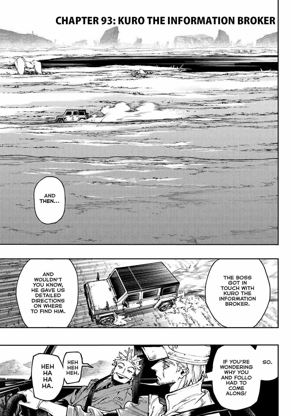 Gachiakuta Manga Chapter 93 page 1 - Kuro the information broker