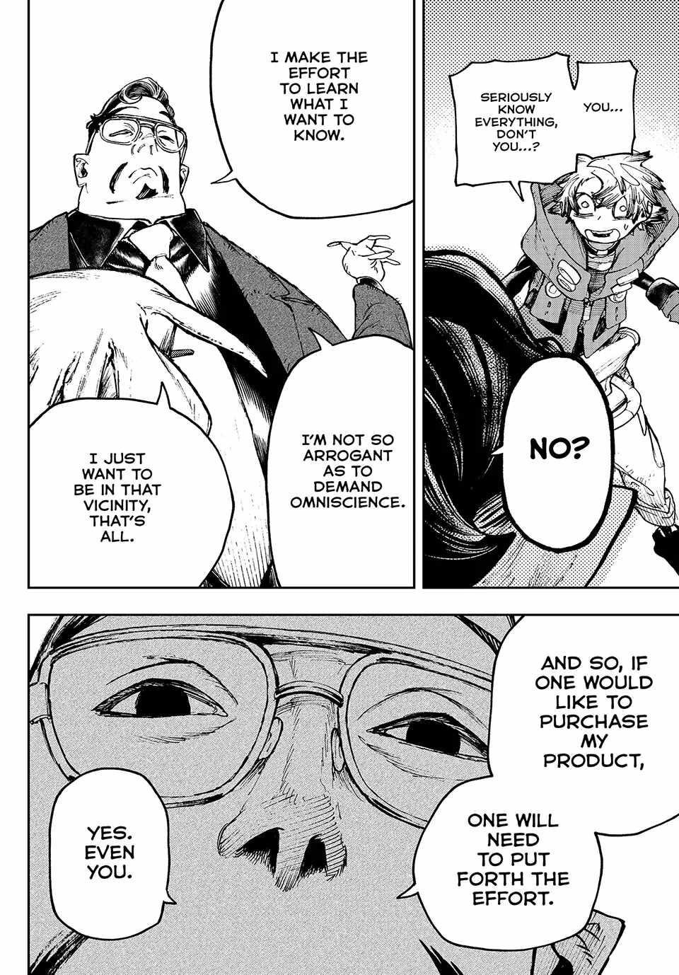 Gachiakuta Manga Chapter 93 page 14 - Kuro the information broker