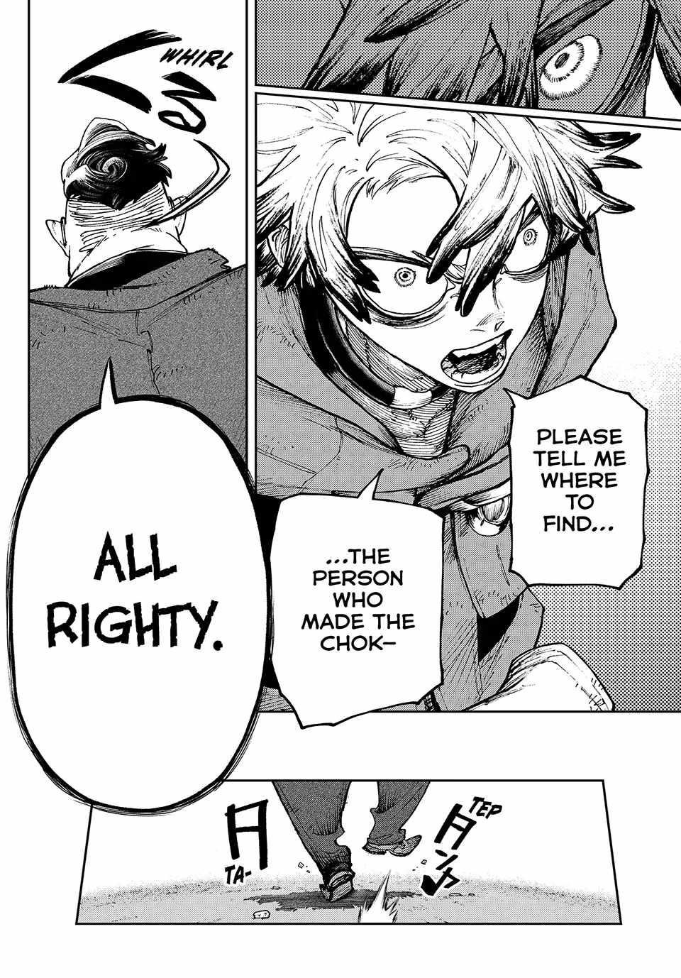 Gachiakuta Manga Chapter 93 page 16 - Kuro the information broker