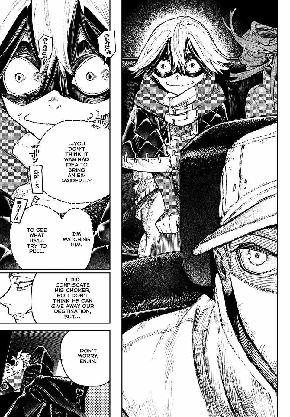 Gachiakuta Manga Chapter 93 page 3 - Kuro the information broker