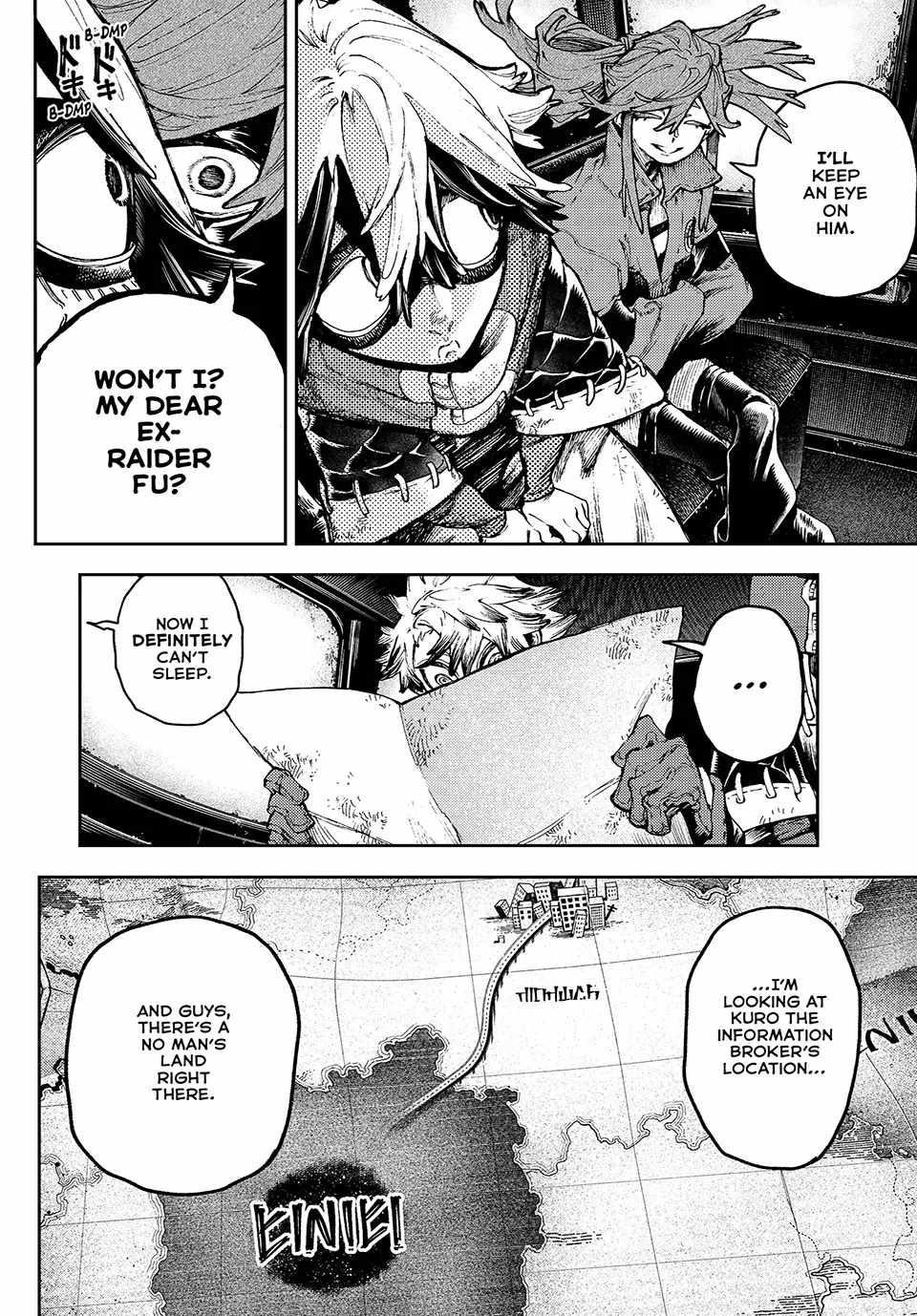 Gachiakuta Manga Chapter 93 page 4 - Kuro the information broker