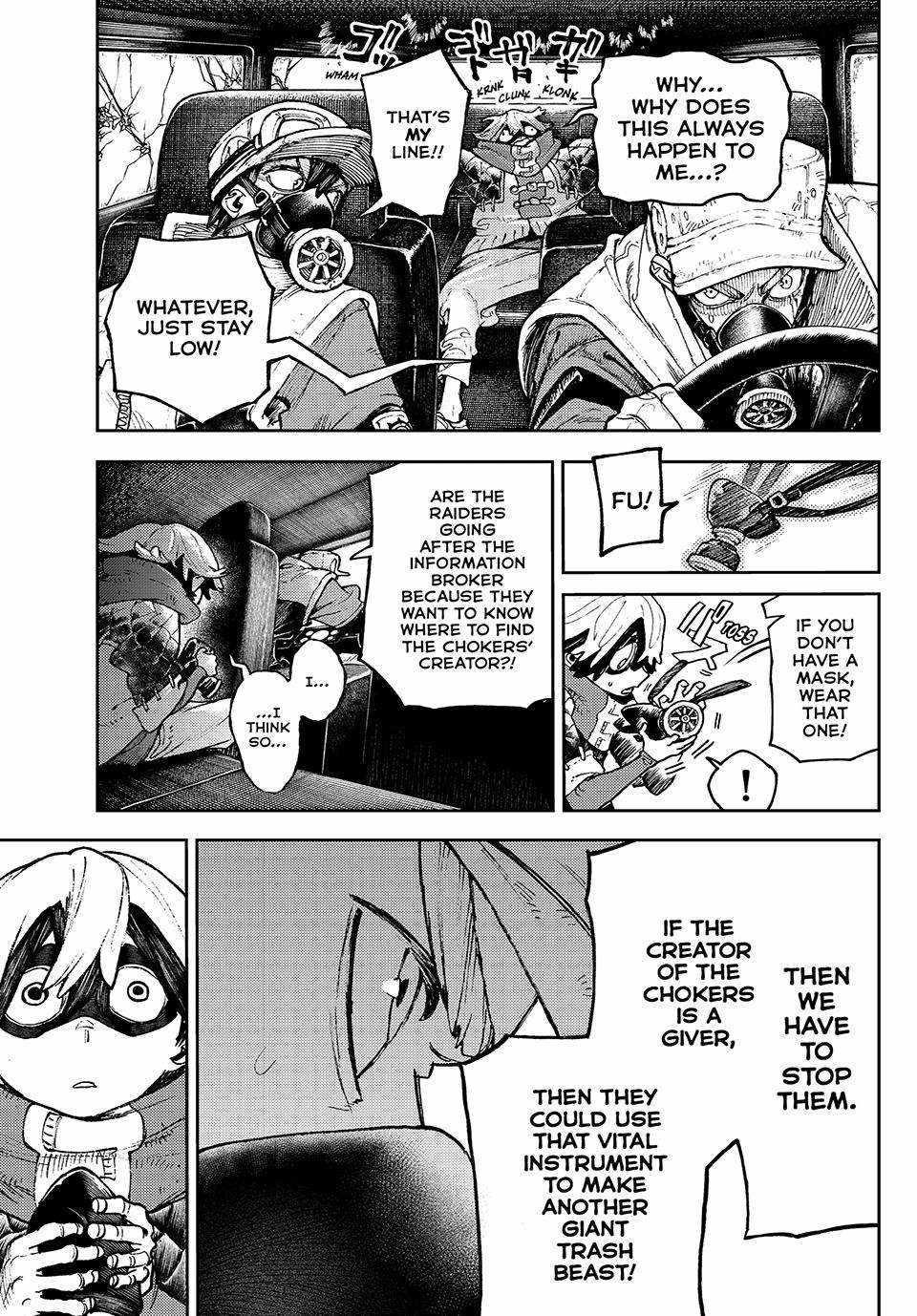 Gachiakuta Manga Chapter 96 page 14 - Three-way battle, Give or Take!