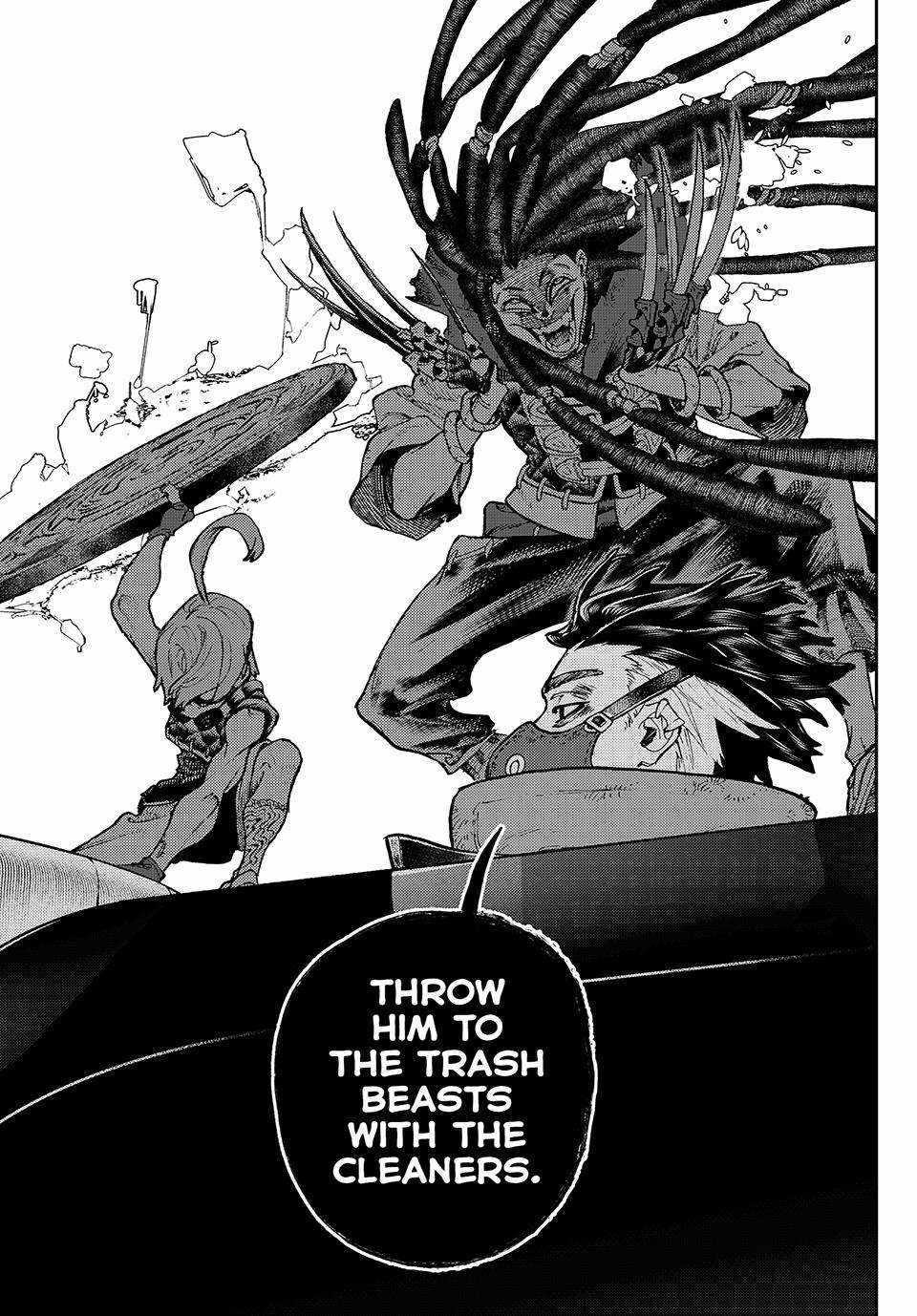 Gachiakuta Manga Chapter 96 page 6 - Three-way battle, Give or Take!